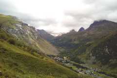 Uz pāreju Col de l'Iseran Francijas Alpos 24-07-2017
